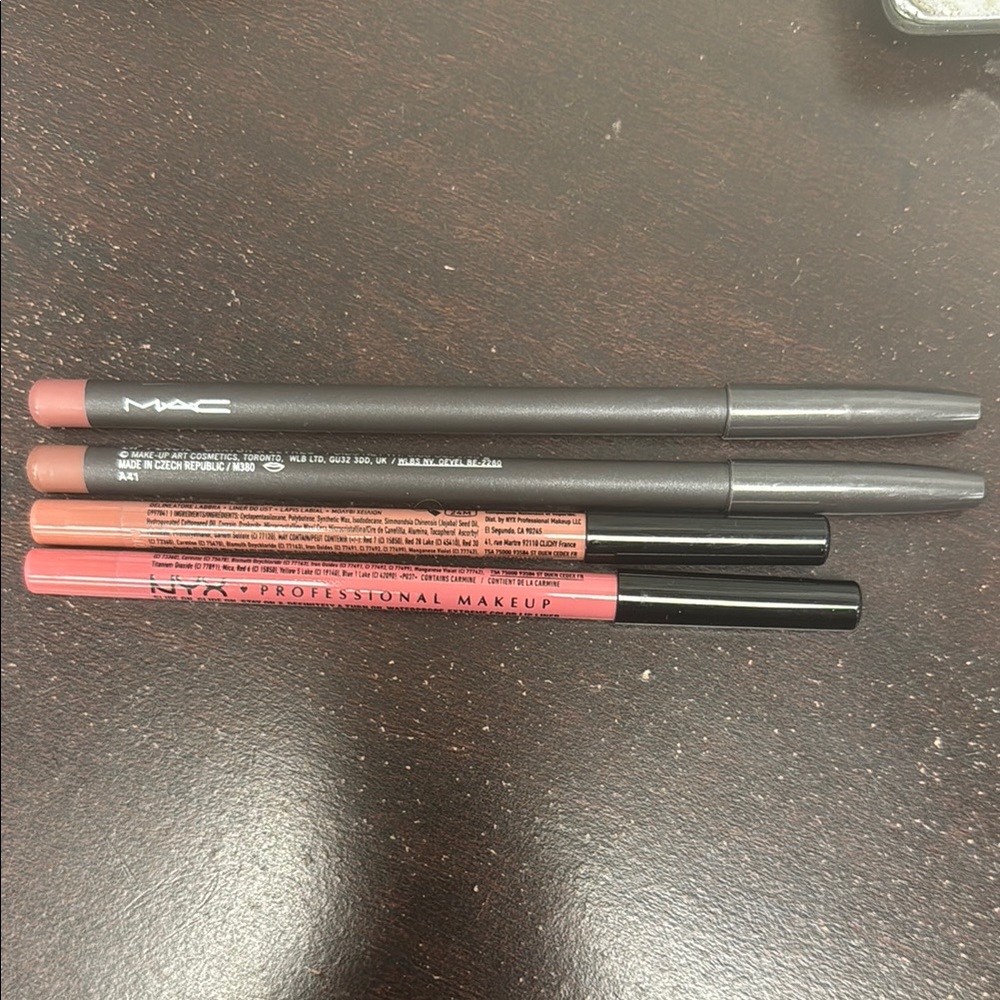 Pink and Brown Lip Liner Set for Precise Definition